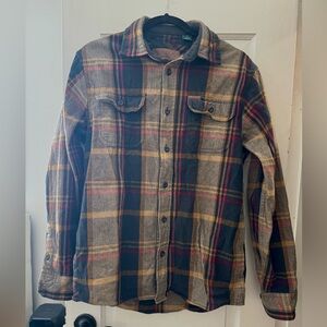 Orvis Multicolor Plaid Shirt Jacket, Men’s Small, 100% Cotton